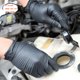 thumbnail image 2 of Guantes de nitrilo desechables sin polvo Guante de dedos Caja de 100 negro Abanopi  L, 2 of 7