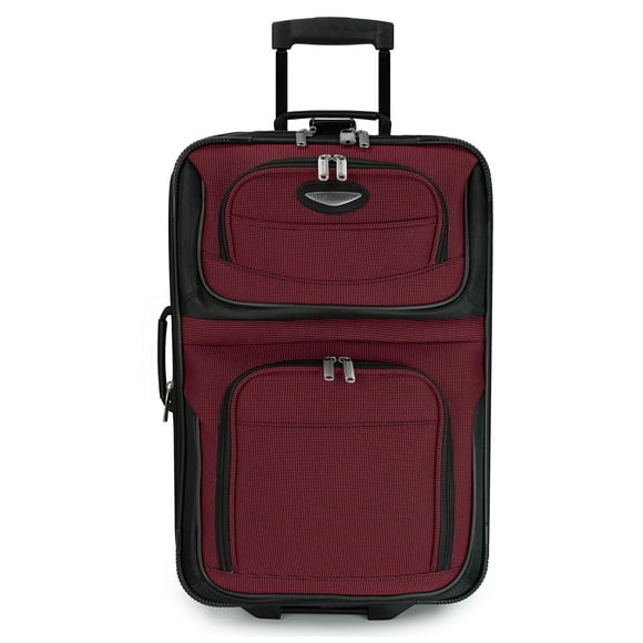 Luggage Travel Select Amsterdam Softside de 21 pulgadas, color burdeos