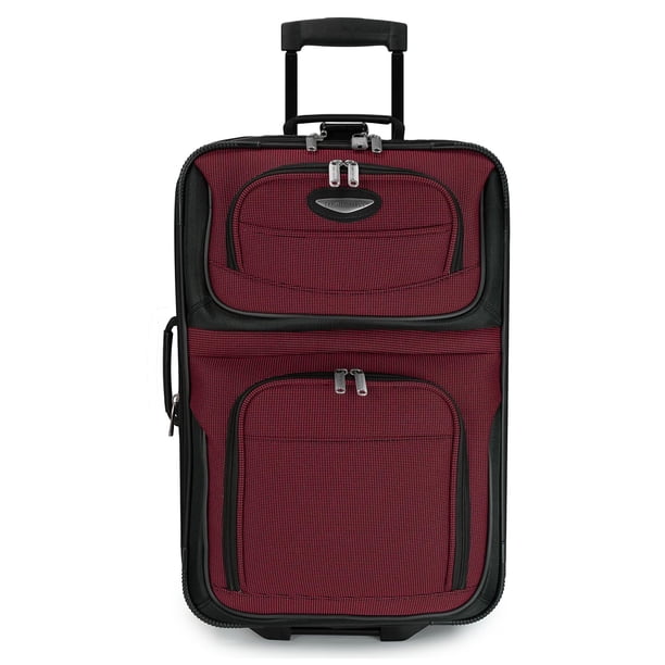 Luggage Travel Select Amsterdam Softside de 21 pulgadas, color burdeos