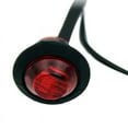 thumbnail image 5 of 12V Car Truck Trailer Mini Red Round LED Button Side Marker Lights Lamps, 5 of 11