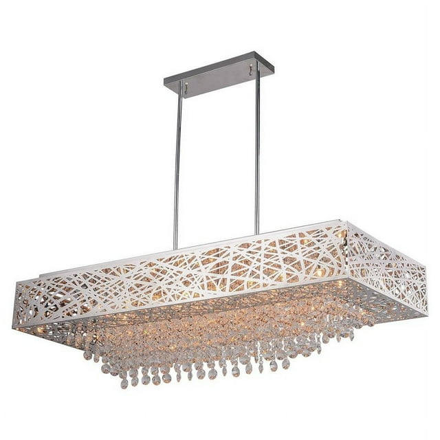 CWI Lighting Eternity Lustre 16 Lumières avec Finition Chromée