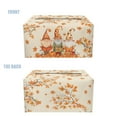 thumbnail image 4 of FUIALDOLG Tissue Box Cover Rectangle Waterproof PU Leather Tissue Box Holder Thanksgiving Gnomes Decorative Organizer for Bathroom Home Office Table Coffee, 4 of 7