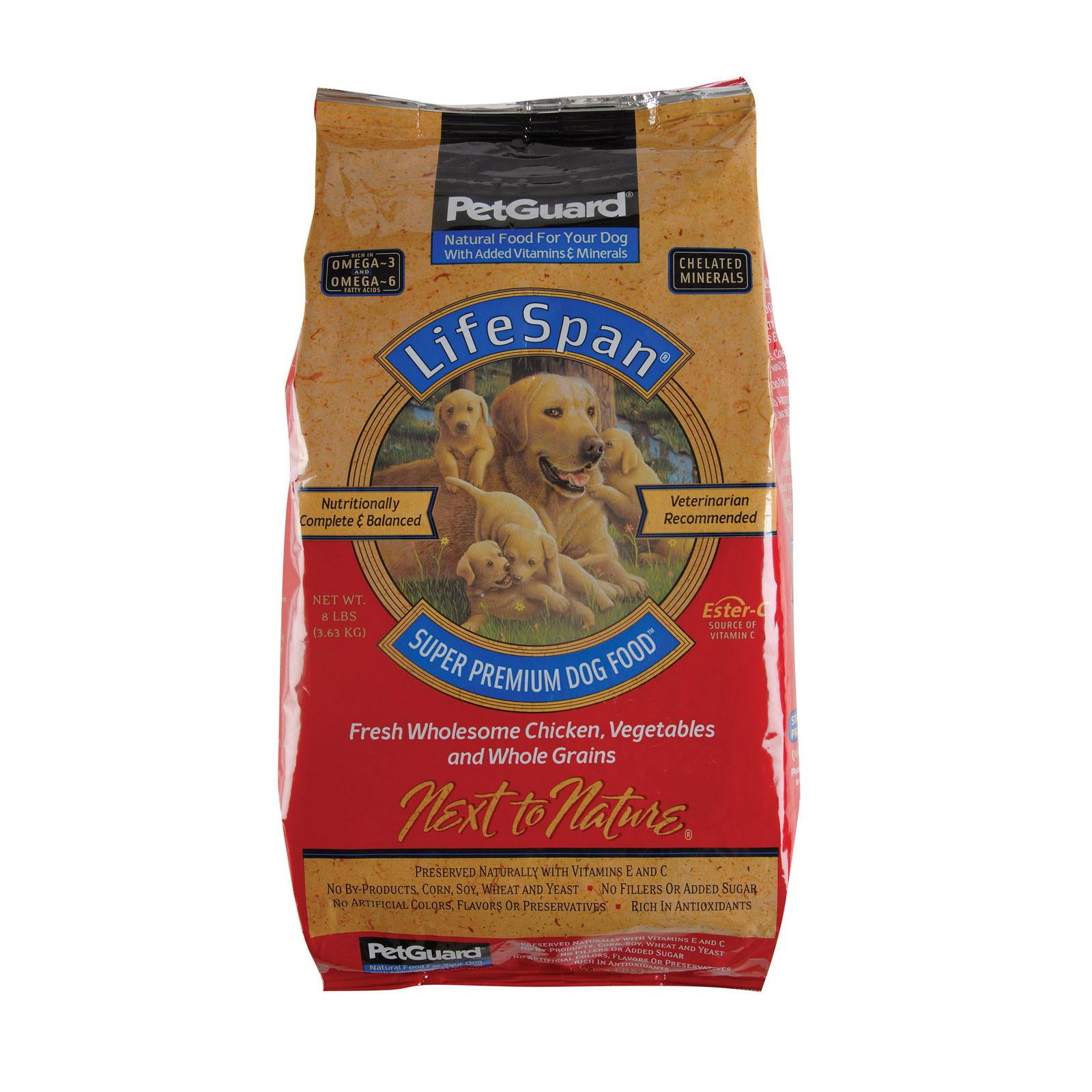 Petguard Dog Foods Lifespan Chicken 8 lb.