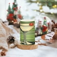 thumbnail image 2 of Yayeee Flameless Candles with Remote Flickering Battery Operated Multi Color Changing, Retro Green Stars, 2 of 7