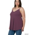 thumbnail image 3 of TheLovely Women & Plus Front and Back Reversible Spaghetti Strap Flowy Cami Tank Tops, 3 of 6