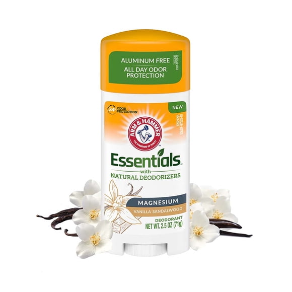 Desodorante Arm & Hammer Essentials madera sándalo Vainilla 71g