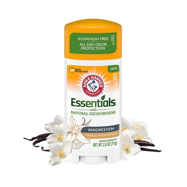Desodorante Arm & Hammer Essentials madera sándalo Vainilla 71g