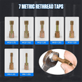 thumbnail image 4 of 15-Piece Screw Thread Repair Tool Tapping Thread Repair Set Screw Thread Repair Auto Repair Tool Set, 4 of 7