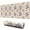 Beige Cow Flower, variant on Long Mouse Pads for Desk,Beige Cow Flower Pattern Desk Mats on Top Of Desks, Desk Mouse Pad Extra Large with 3mm Non-Slip Base and Stitched Edge for Gaming,Office,Work,Home 31.5"x11.8"