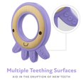 thumbnail image 6 of Luv N Care/NUBY Nuby Natural Wood & Silicone Teether: Octopus, 3M+, Purple, 6 of 6
