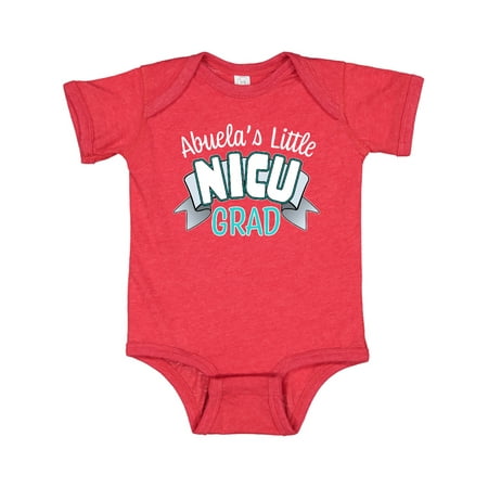 

Inktastic Abuela s Little Nicu Grad in Blue with Banner Gift Baby Boy or Baby Girl Bodysuit