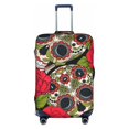 thumbnail image 1 of Dia De Muertus Skull-Protector De Maleta De Viaje , Diseño Personalizado , Lavable , Compatible Con Equipaje De 18 A 32 Pulgadas huangjie unisex, 1 of 2