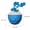 Blue, variant on Intelligent Bite Resistant Dog Teasing Ball Interactive Toy,Motion Activated Automatic Rolling Ball Toy,Suitable For Small/medium/large Dogs,360 ° Intelligent Automatic Rolling Ball.