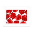thumbnail image 1 of Red Flowers Corn Bespread Photo Mount Frame Picture Art Painting Desktop 5x7 inch, 1 of 3