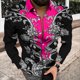 thumbnail image 1 of Camisa estampada de manga larga para hombre, suave, cómoda, de diseñador, para fiestas, al aire libre, de lujo, para primavera y verano, de alta calidad, 1 of 6