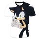 thumbnail image 3 of Nueva camiseta de dibujos animados de Japón Sonic, camiseta para niños, camiseta de verano de Dragon Ball Sonic, linda camiseta de dibujos animados para niños, camiseta de manga corta, 3 of 5