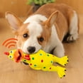 thumbnail image 4 of Pet Toys, Screaming Chicken Toys, Stress Relieving Interactive Vocalizing Screaming Chicken Toy for Kids, Durable Rubber Material, Easy to Clean, No Batteries Required, Classic Squeaky Sound, 4 of 8