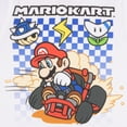 thumbnail image 2 of Nintendo Super Mario Bros Mario Kart Boys 2-Piece Swimsuit Set, Short Sleeve Rash Guard & Swim Trunks 2-Pack Bundle Set (Sizes 4-12), 2 of 15