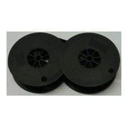 Everest 100S, Mod. 90 and Standard 90 Typewriter Ribbon, Black and Red, Compatible, Twin Spool