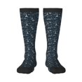 thumbnail image 1 of Balery Romantic Eiffel Tower Calcetines novedosos Calcetines deportivos Calcetines hasta la rodilla Calcetines de algodón Calcetines originales y geniales, 1 of 6