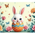 thumbnail image 3 of LUUFILx Easter Decorations Backdrop Banner Spring Festival Garden Party Easter Egg Hunt Celebration Photography Props Vibrant Outdoor Decor Scenic Background, 3 of 7