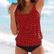 thumbnail image 1 of Bikini Mujer Traje de Baño Conjunto de Bikini Push Up Sexy Para Mujer, Traje de Baño de Dos Piezas de Cintura Alta, Tankini Con Estampado Fruncido Retro, Traje de Baño Para Playa, 1 of 4