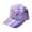 Purple, variant on Gyujnb Curved Brim Glossy Baseball Hat for Party Street Daily Outdoor (Unisex),One Size