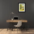 thumbnail image 3 of Unknown 17x24 Black Ornate Wood Framed with Double Matting Museum Art Print Titled - Foor Horseman Brand, 3 of 4