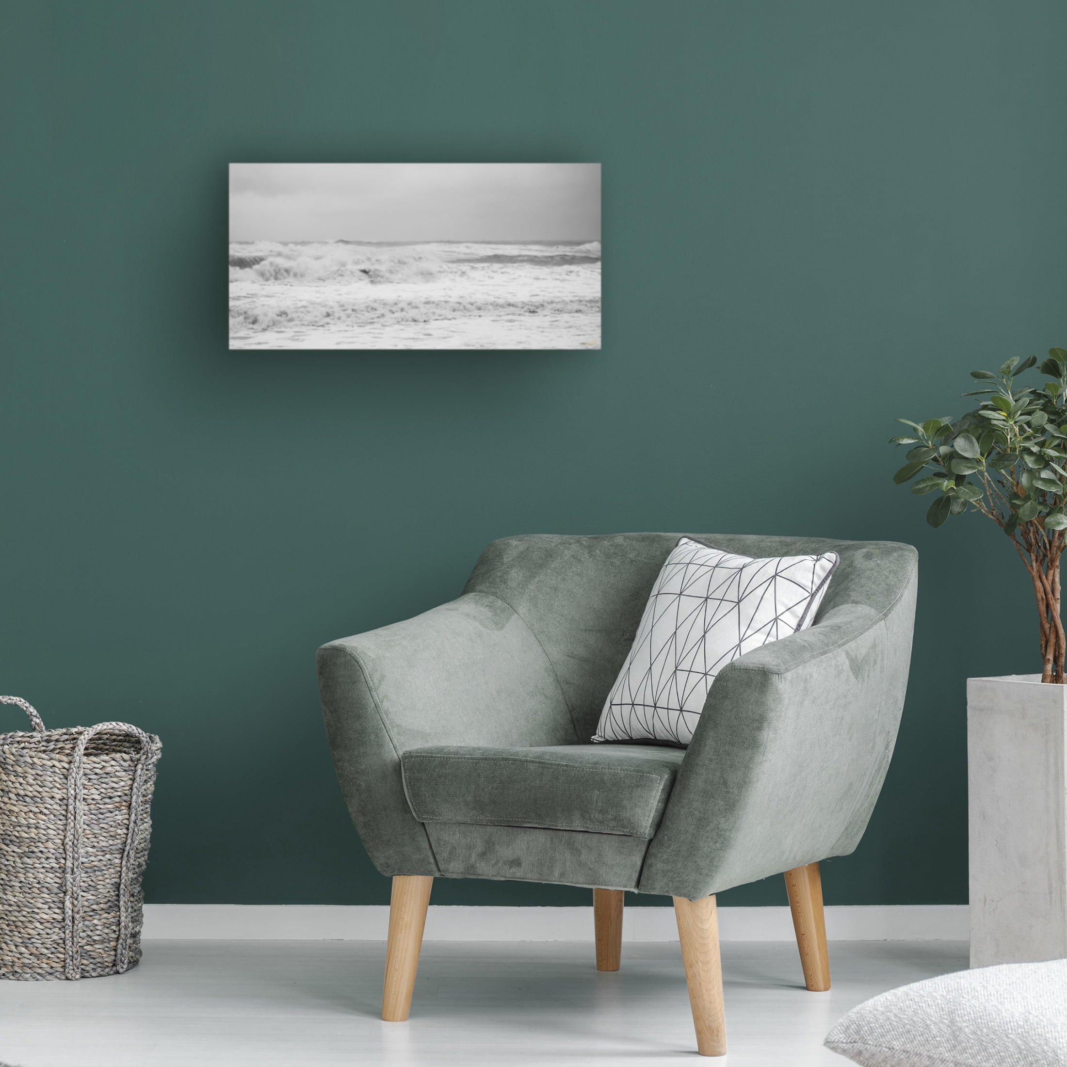 Canvas Wall Art - Life BeautifuLEE 'Vivid Dream Waves 4' Wall Art for Living Room, Bedroom, or Office Décor by Trademark Fine Art - 19 x 10 Inches