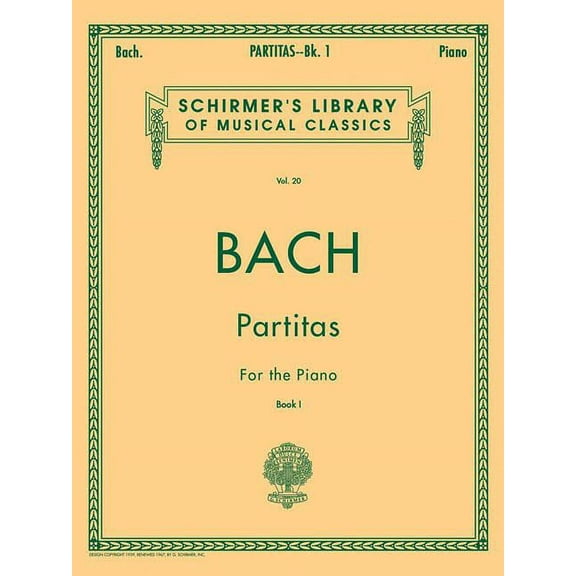 Partitas - Book 1: Schirmer Library of Classics Volume 20 Piano Solo, (Paperback)