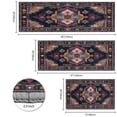 thumbnail image 4 of IsecretJoy Non Slip Kitchen Rugs Sets of 3, Washable Kitchen Mats for Floor Waterproof & Stain Resistant Runner Rug for Kitchen, Laundry Room, Hallway, 4 of 11