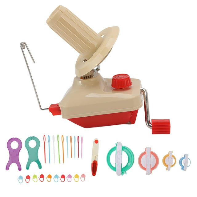 Yarn Ball Winder Hand Operated,28pcs Yarn Winder Portable Yarn String Winder Large Yarn Winder Built for Precision