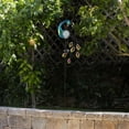 thumbnail image 6 of Alpine Corporation 48" Metal Solar-Powered Peacock LED Light Lawn Stake, Multicolor, 6 of 13