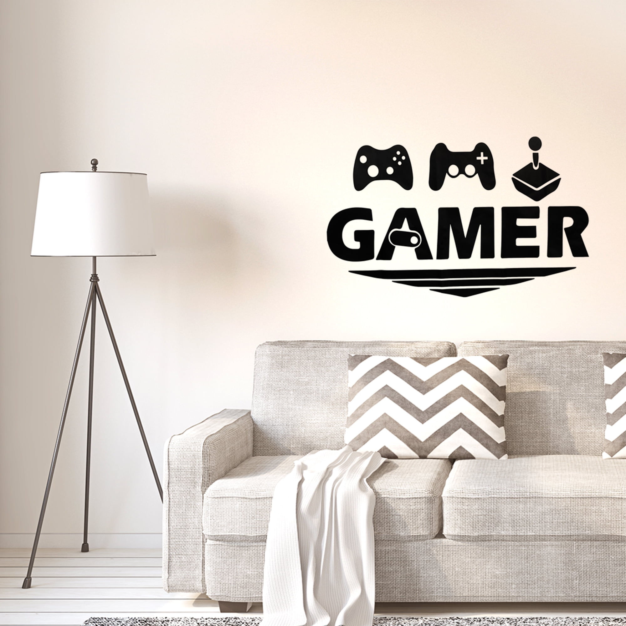 Delicate Gamer Pattern Removable Peel and Stick Wall