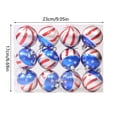 thumbnail image 2 of Ornements Suspendus pour la Fête de l'Indépendance Motif Drapeau Patriotique 2,36 Po Ensemble de 12 Multicolore, 2 of 3