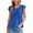 Blue, variant on EINCcm Women Summer Casual TShirt Resort Outfits Ruffle Cap Sleeve Crew Neck Front Bow Tie Tops Loose Flowy Beach Blouse Shirts