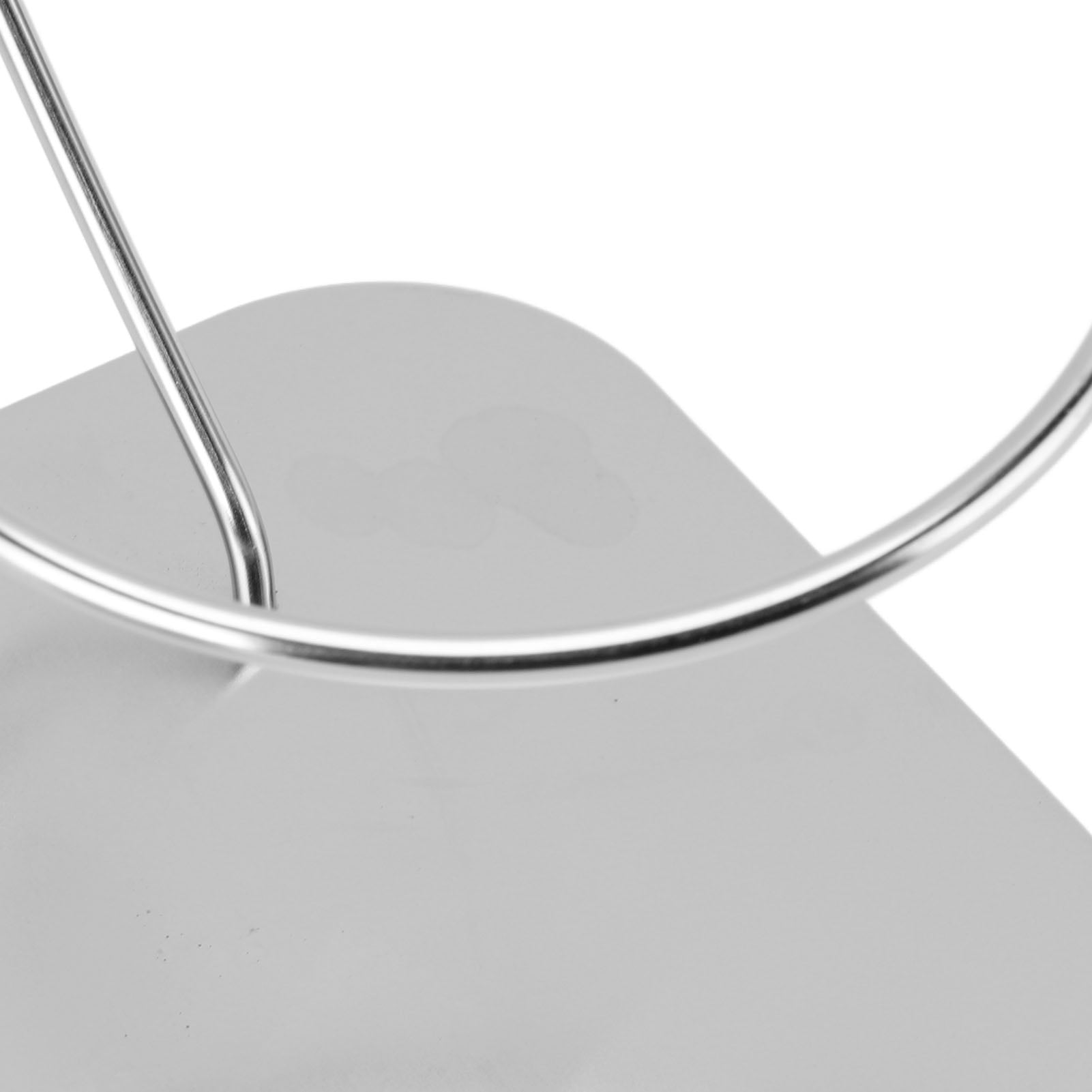 LAZIOEGR Elevated Cat Bowl Stainless Steel Large Capacity Anti Tipping Raised Food Water Bowl Tilted Neck Protection Pet Feeder Dish for Cats Dogs (6.3 inches / 16 cm) Non-Slip Base