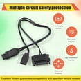 thumbnail image 4 of Computer ARGB Controller PC Case RESET Control Sata to ARGB Reset Power Cable PC 5V 3Pin Lighting Controller Black, 4 of 7