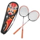 thumbnail image 2 of Raqueta De Bádminton Para 2 Jugadores, Ferroaleación De Absorción De Sudor Que Reduce La Amplitud De La Deformación Raquetas De Bádminton Dobles Con Bolsa Para Principiantes, 2 of 7
