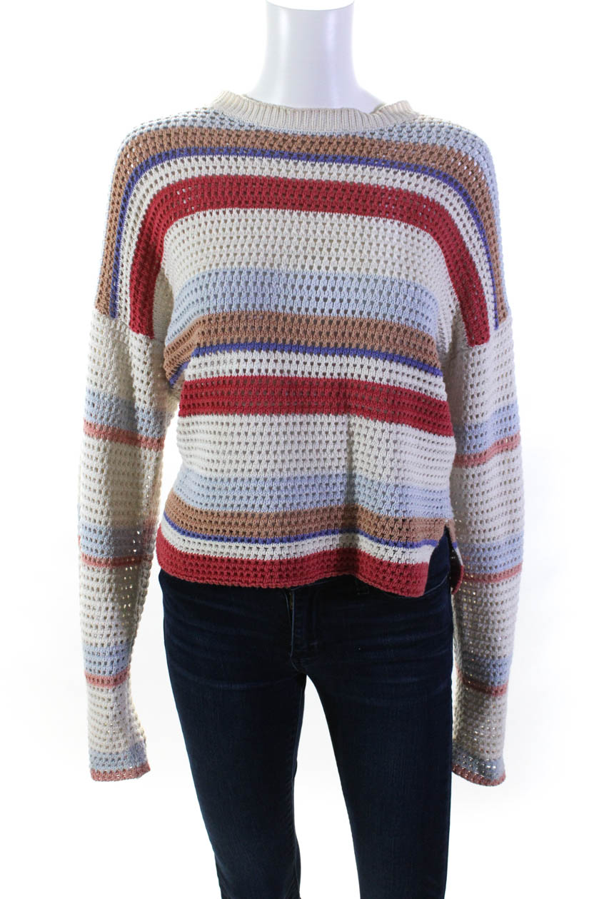 Joie Womens Diza Sweater Multicolored 