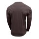 thumbnail image 3 of Blusas y camisas de manga larga con cuello redondo para hombre, blusa informal de moda con bloques de color, manga larga, cuello redondo, blusa de poliéster, algodón y poliéster., 3 of 4