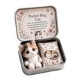 thumbnail image 2 of Pocket Hug Plush Keepsake Tin, Mini Portable Comfort Pocket Plush Toy, Emotional Support Keepsake with Case, Cute Travel Comfort Plushes Companion, 2 of 4