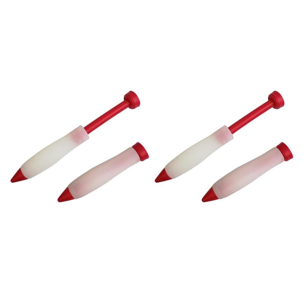 Advancent Bolígrafo para decoración de pasteles de gel de sílice, bolígrafo exprimidor de decoración para hornear, bolígrafo para escribir alimentos, 1 PC 2piezas Advancent CBP018448