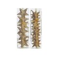 thumbnail image 1 of Adornos navideños dorados Yashi con forma de estrella colgantes estilo retro dorado, 1 of 5