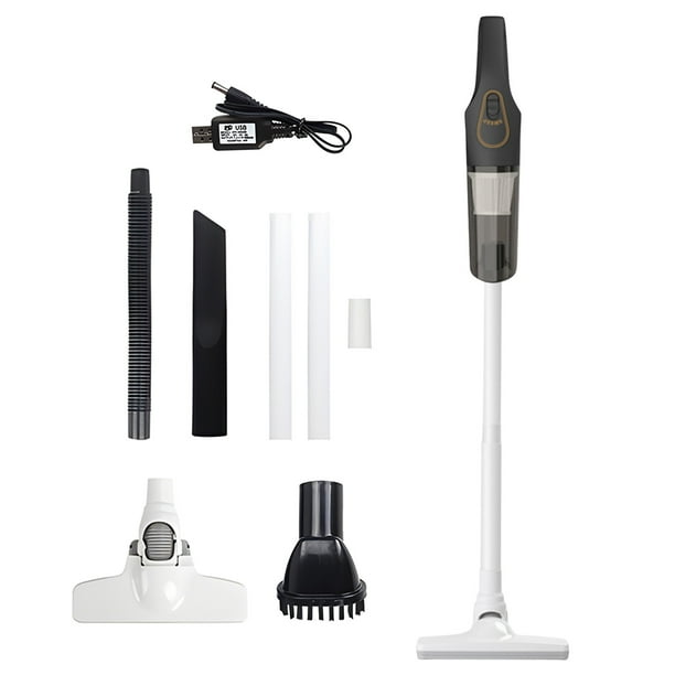 Aspiradora Inalámbrica, Potencia de Succión de 12000 Pa, Diseño 2 En 1 (Mopa y Aspiradora de Mano), Portátil para Casa y Coche, Recargable Por Usb, Multiusos, Incluye Accesorios, Batería de