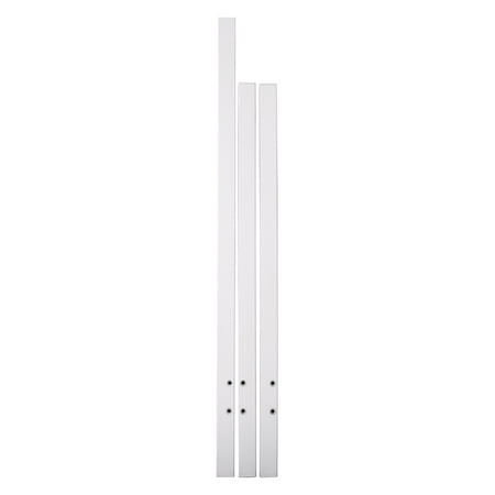 Dream On Me Chloe 5-in-1 Convertible Crib Conversion Post, White