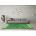 thumbnail image 3 of Ahgly Company Indoor Round Persian Emerald Green Traditional Area Rugs, 7' Round, 3 of 4
