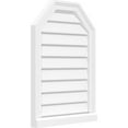 thumbnail image 2 of 12"W x 40"H Octagonal Top Surface Mount PVC Gable Vent: Functional, w/ 2"W x 2"P Brickmould Sill Frame, 2 of 13