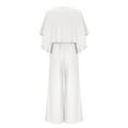 thumbnail image 5 of 2 Piece Linen Outfits for Women Off Shoulder Long Sleeve Tops Palazzo Pants Sets Fall Vacation Going out Clothes, S, 5 of 7