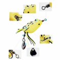 thumbnail image 3 of Señuelos de Pesca Artificial Shamjiam Crankbait Swimbait Triple Falso Amarillo, 3 of 8